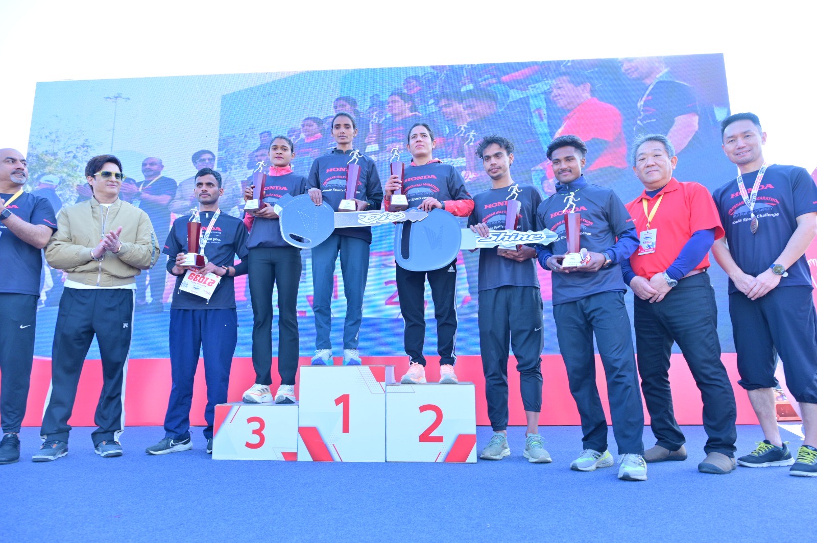 Achievers of Honda Manesar Half Marathon