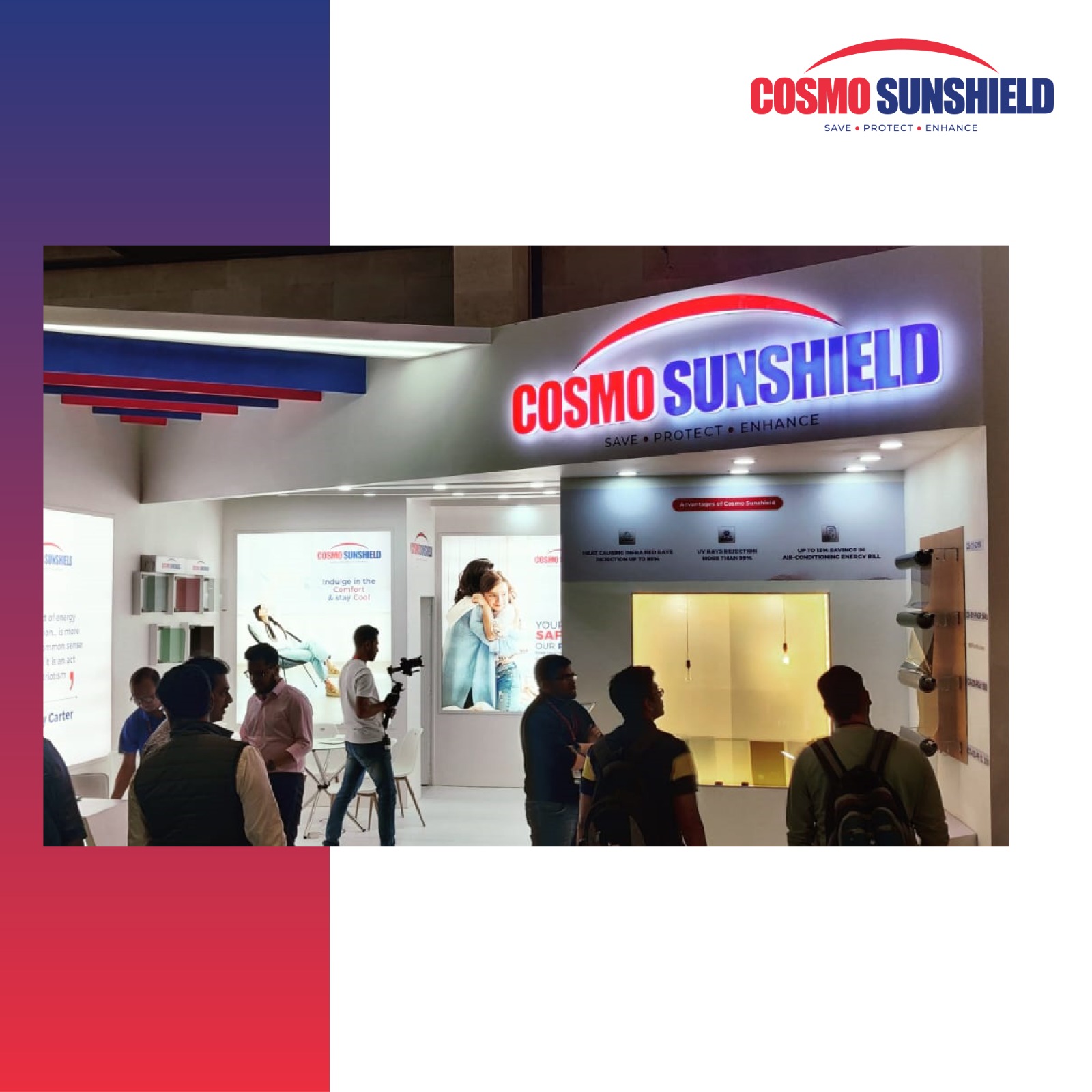 Cosmo Sunshield- iDAC exhibition