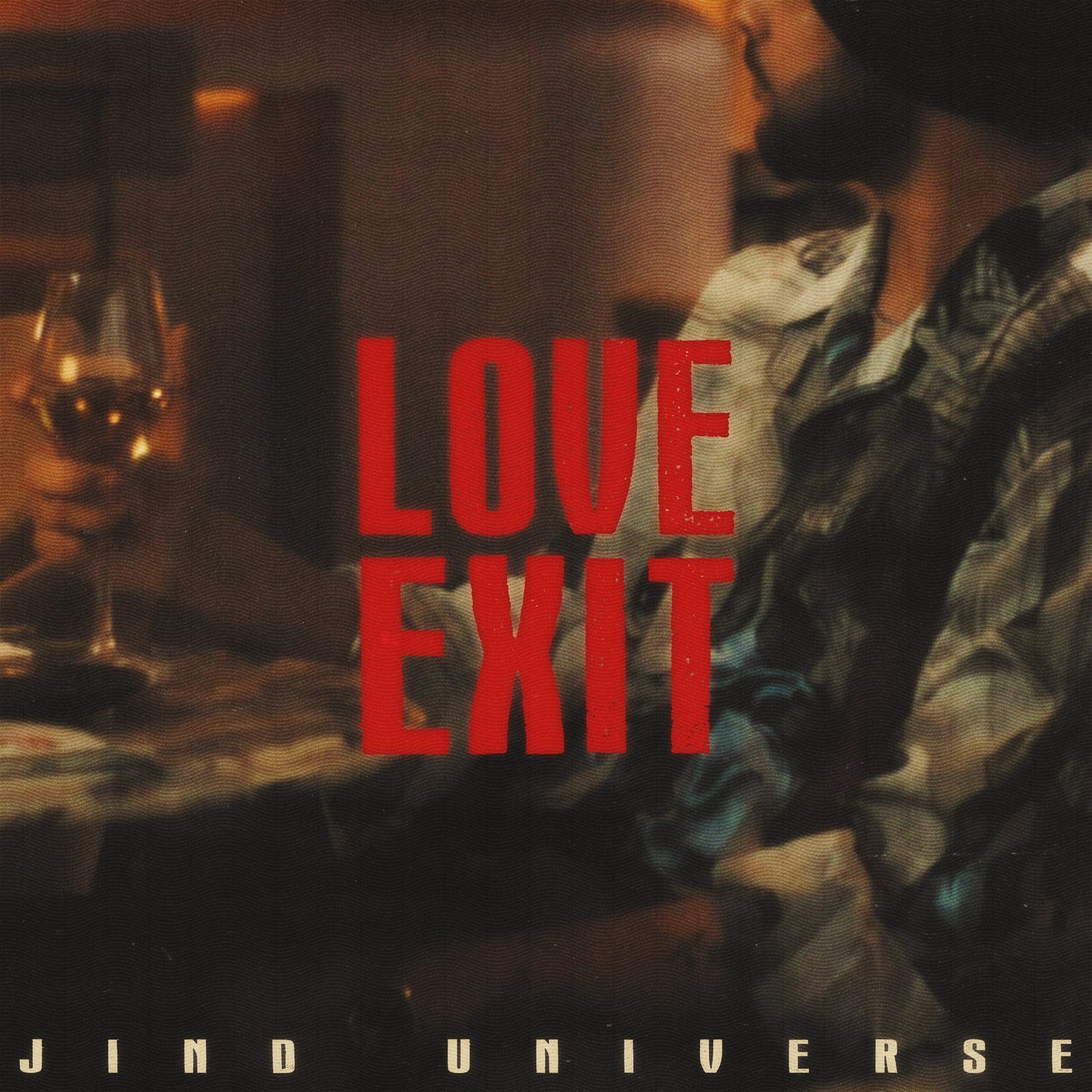 FOR SOCIALS ( SINGLE ) LOVE EXIT - RED + OFFWHITE TYPOGRAPHY