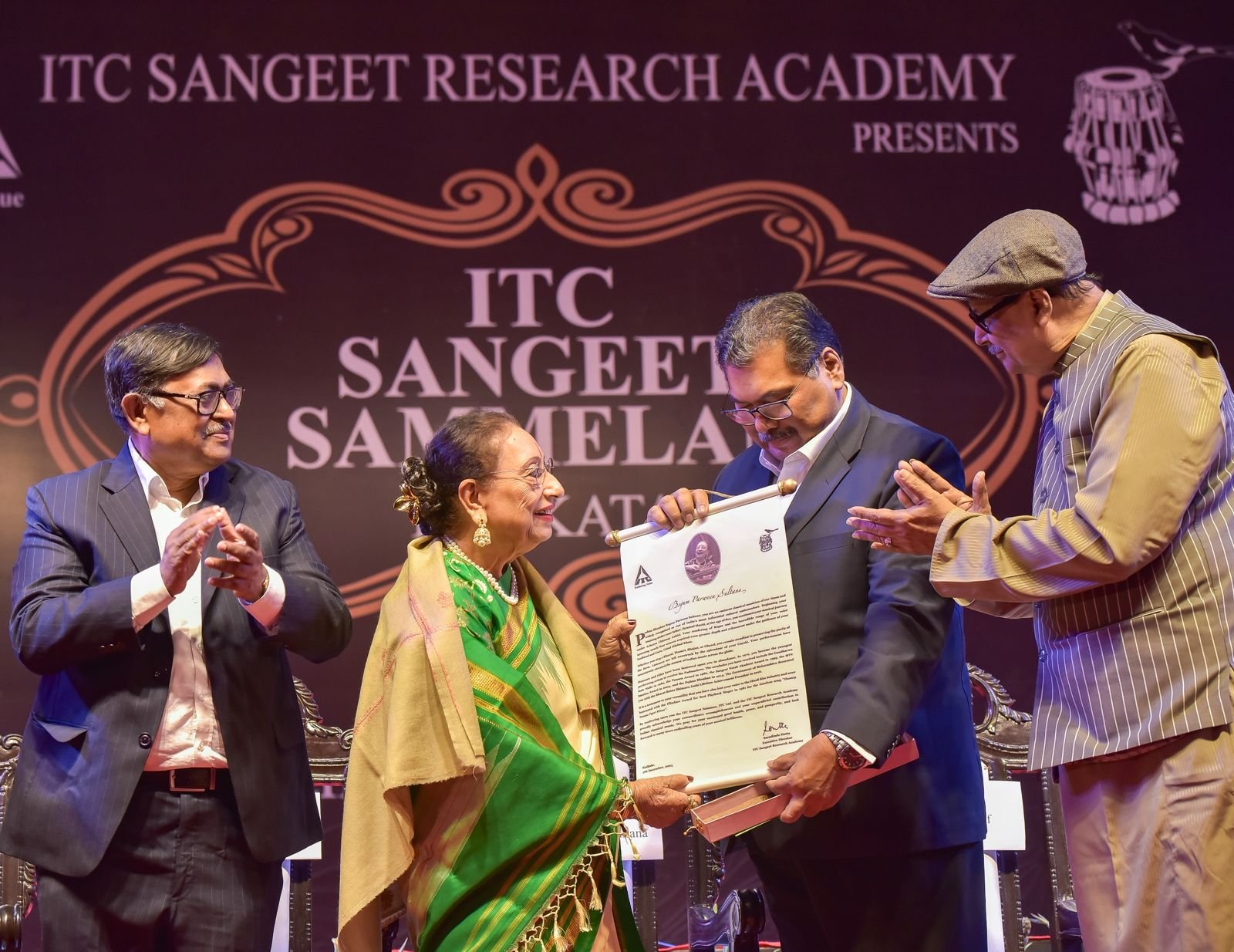 ITC Sangeet Sammelan 2025 commences with grand performances;
Legendary Parween Sultana honoured with ITC Sangeet Samman