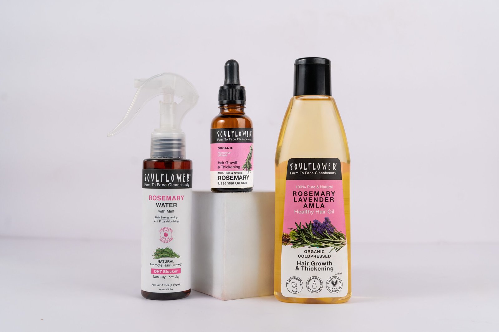 Soulflower Rosemary hair care range