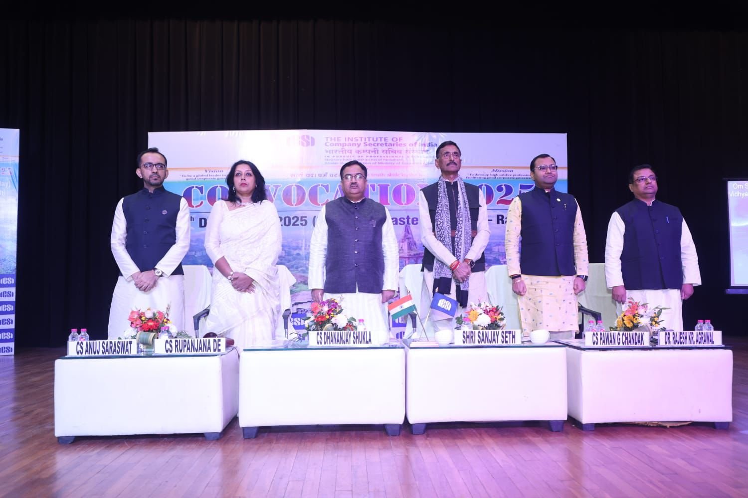 Ranchi, 7 December 2025: The Institute of Company Secretaries of India (ICSI) organised its Convocation for Eastern Region on 7 December 2025, at Gangotri Convention Centre, Ranchi, Jharkhand.
Shri Sanjay Seth, Hon’ble Minister of State for Defence graced the ceremony as the Chief Guest, where around 102 young members from the Eastern Region were awarded the Certificate of Membership of the ICSI.
Congratulating the newly inducted members of the ICSI, Shri Sanjay Seth said, “With Start-Ups accelerating India’s economic growth, Company Secretaries’ role in ensuring governance and compliance becomes all the more crucial. Your contribution will be integral to achieving the vision of Viksit Bharat 2047
Addressing the gathering, CS Dhananjay Shukla, President, The ICSI, said, “ICSI continues to strengthen the governance landscape through its progressive initiatives and I am confident that as you step into the corporate world, these will empower you to contribute meaningfully to India’s growth trajectory”.
He highlighted some of the key initiatives of the ICSI including the Fee Waiver scheme for Indian armed forces, Paramilitary forces, Agni veers, Families of Martyrs and Wards of Indian armed forces & paramilitary forces, and for students registering from Jammu & Kashmir, Ladakh. He also outlined some of the recent initiatives for ICSI stakeholders:
· 2-year Full-time MBA in Maritime Regulations and Compliance Management, in collaboration with Gujarat Maritime University, that encompasses CS curriculum and maritime laws and regulatory practices to enhance employability of CS students.
· Joint Certificate Course on Corporate and Securities Markets Compliances (CSMC) - Executive & Professional Programme, with National Institute of Securities Markets NISM, for ICSI students.
· ICSI Certificate Course on UAE Business Manager aims to equip professionals with the knowledge and skills for roles in the United Arab Emirates.
· ICSI Guiding Principles on Stewardship (IGPS) outlines best practices for responsible investment, encompassing environmental, social, and governance factors, to empower Institutional Investors and Service Providers.
· ICSI Principles on Climate Change Governance (IPCG) is a set of Principles that provide guidance on establishing metrics and targets to evaluate sustainability performance and progress toward climate goals.
· ICSI Stakeholder Engagement Toolkit on ESG is aimed to assist and equip Company Secretaries and Boards in devising a comprehensive ESG policy for companies.
CS Pawan G Chandak, Vice President, the ICSI, urged the new members to embrace opportunities and understand their responsibility towards the profession and the ICSI, which is today being looked upon as the leading body in promoting good governance across the globe.
CS Rupanjana De, Council Member, the ICSI, and CS Anuj Saraswat, Chairman, EIRC of the ICSI, were also present on the occasion.