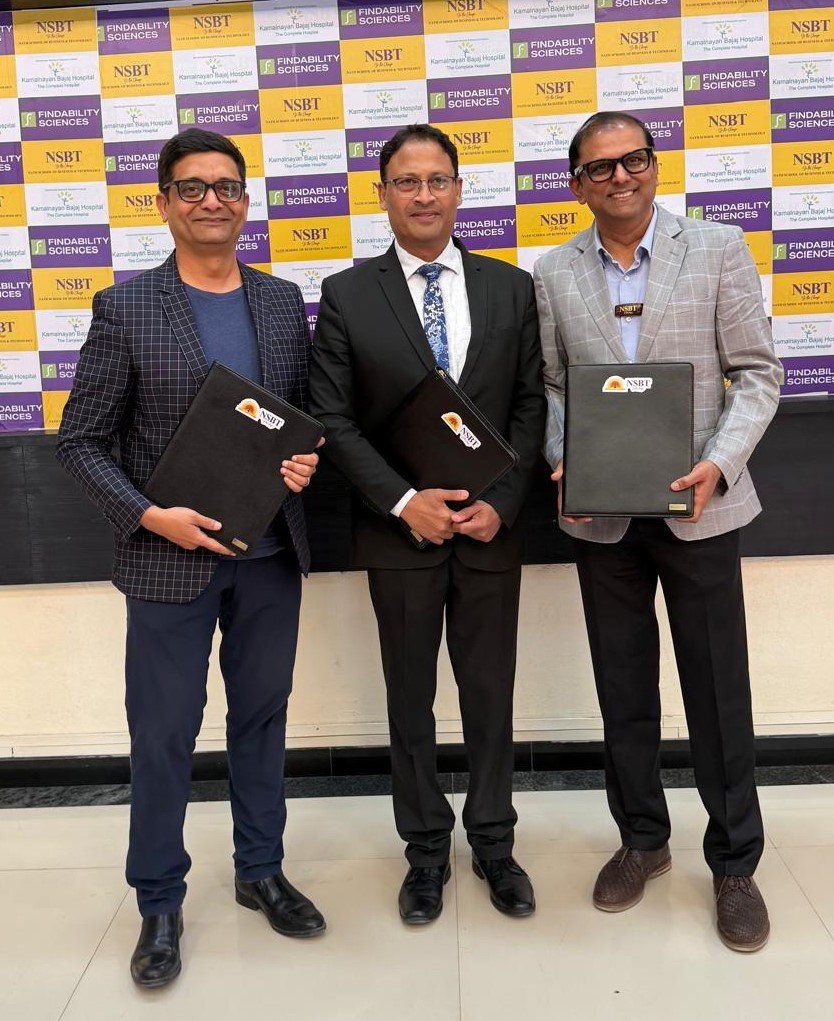 Findability Sciences, Nath School of Business & Technology, and Kamalnayan Bajaj Hospital Sign Strategic MoU to Advance AI-Driven Healthcare Innovation in India

