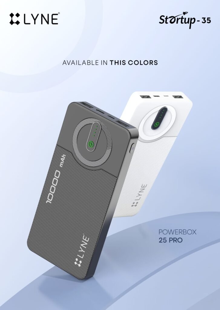 Lyne Originals Expands Its Power Accessories Portfolio with the Launch of Three New Startup Series Power Banks
